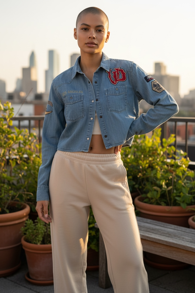 Crop top 90's Von Dutch