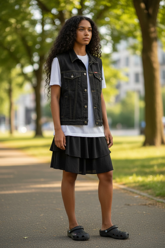 Chaleco vaquero vintage