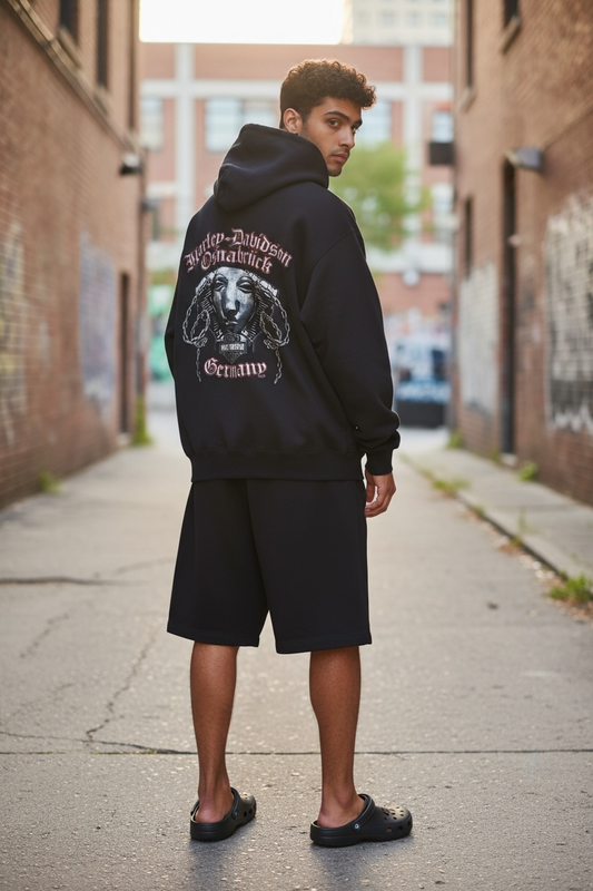 Sudadera Hoodie 90's Harley Davidson