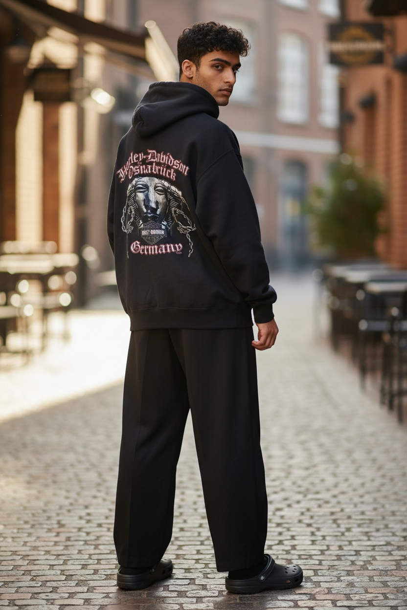 Sudadera Hoodie 90's Harley Davidson